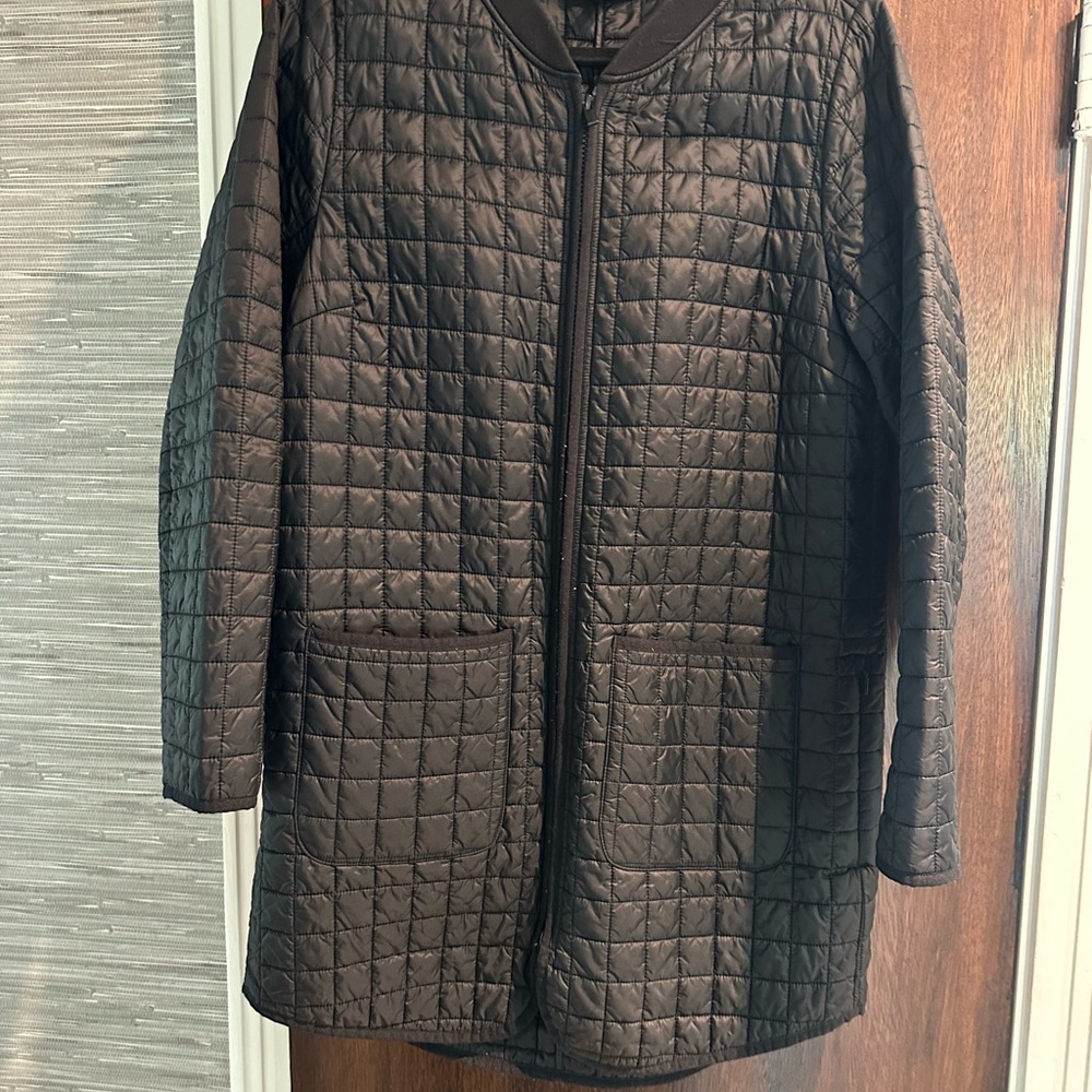 Athleta Black Quilted Jacket
